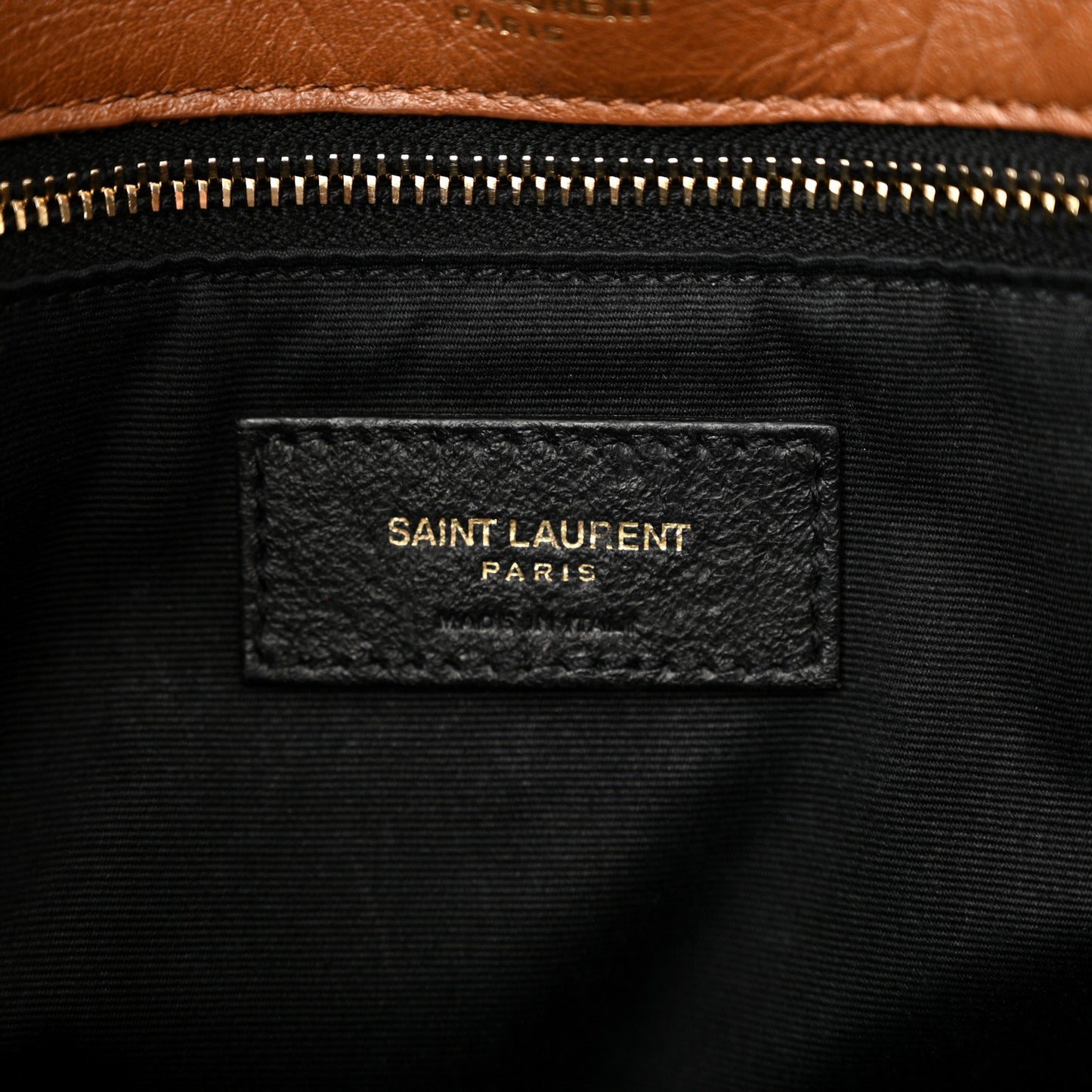 Crinkled Calfskin Matelasse Monogram Medium Niki Chain Satchel Caramel
