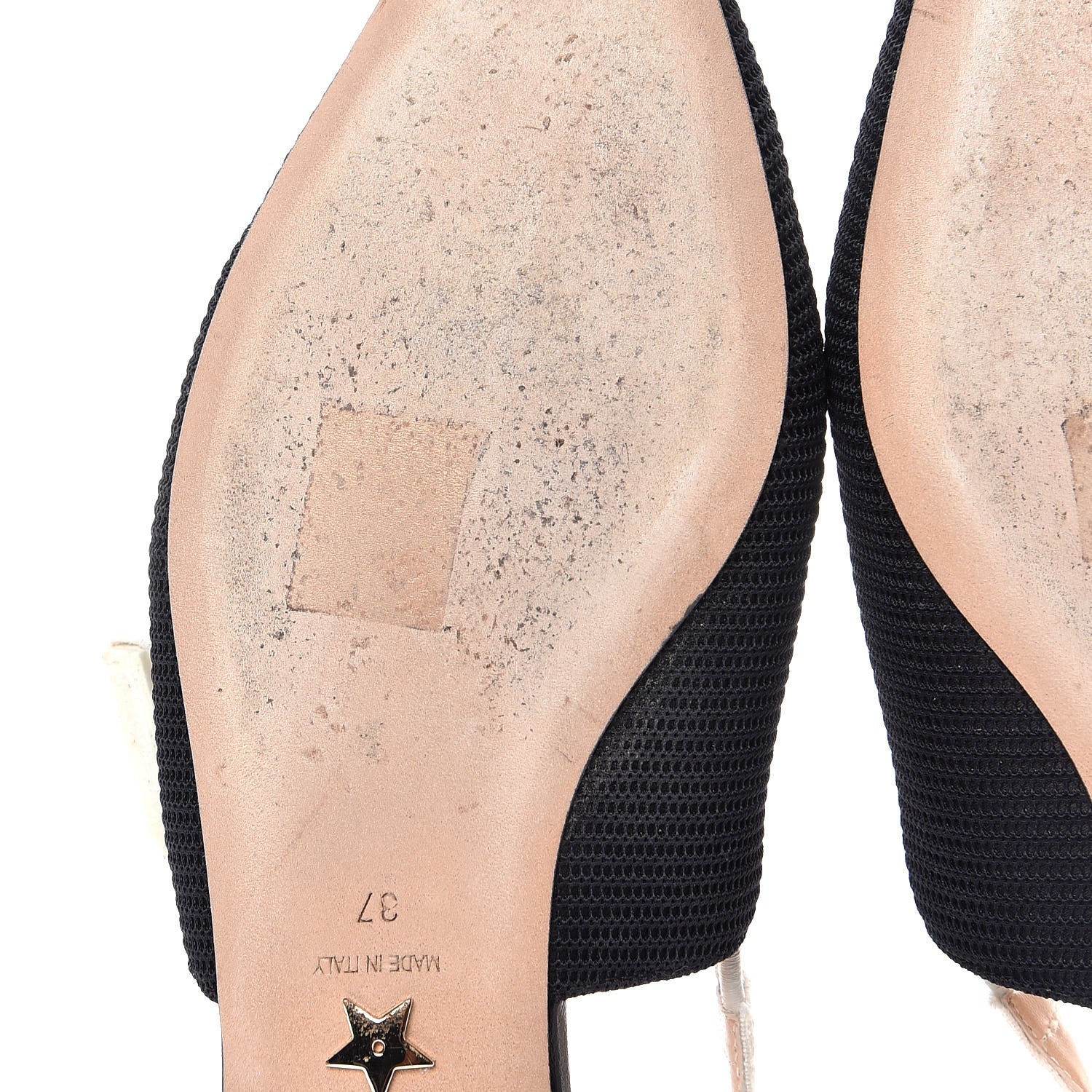 Christian Dior Technical Canvas Ribbon J'Adior Slingback Ballet Flats 37 Black 11 of 13