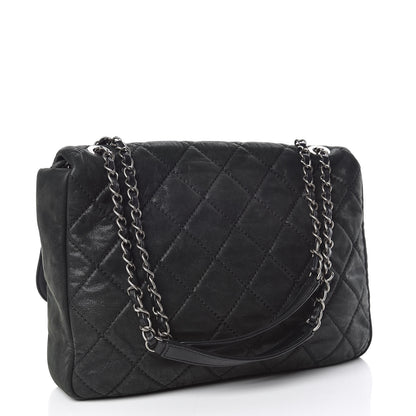 Chanel Iridescent Calfskin Jumbo In the Mix Double Flap Black 3 of 9