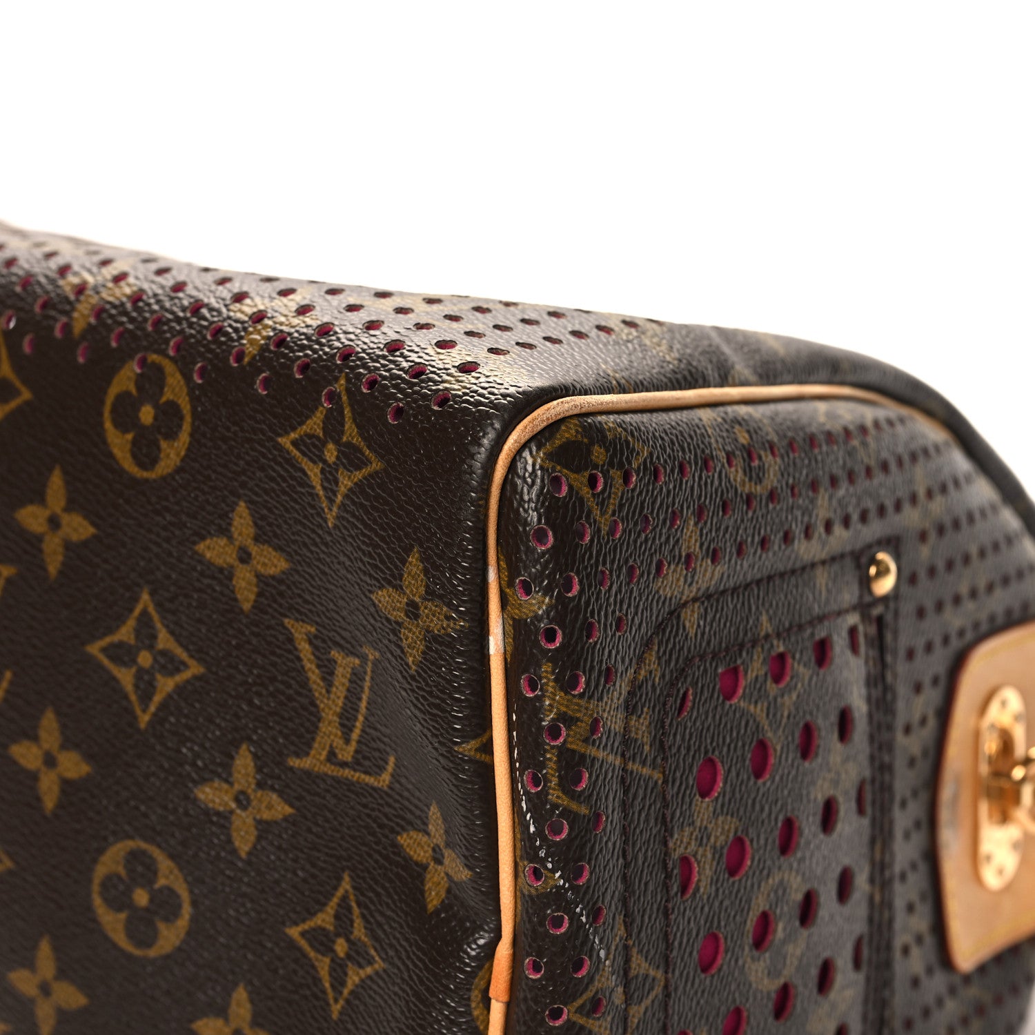 Louis Vuitton Monogram Perforated Speedy 30 Fuchsia 9 of 14