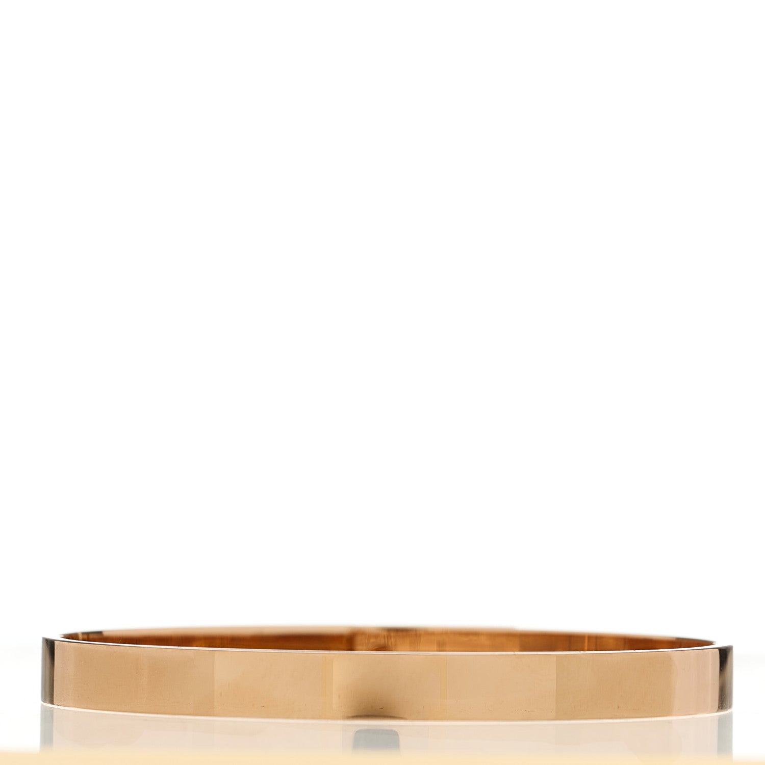 Hermes 18K Rose Gold Diamond PM Kelly Bracelet SH 2 of 4
