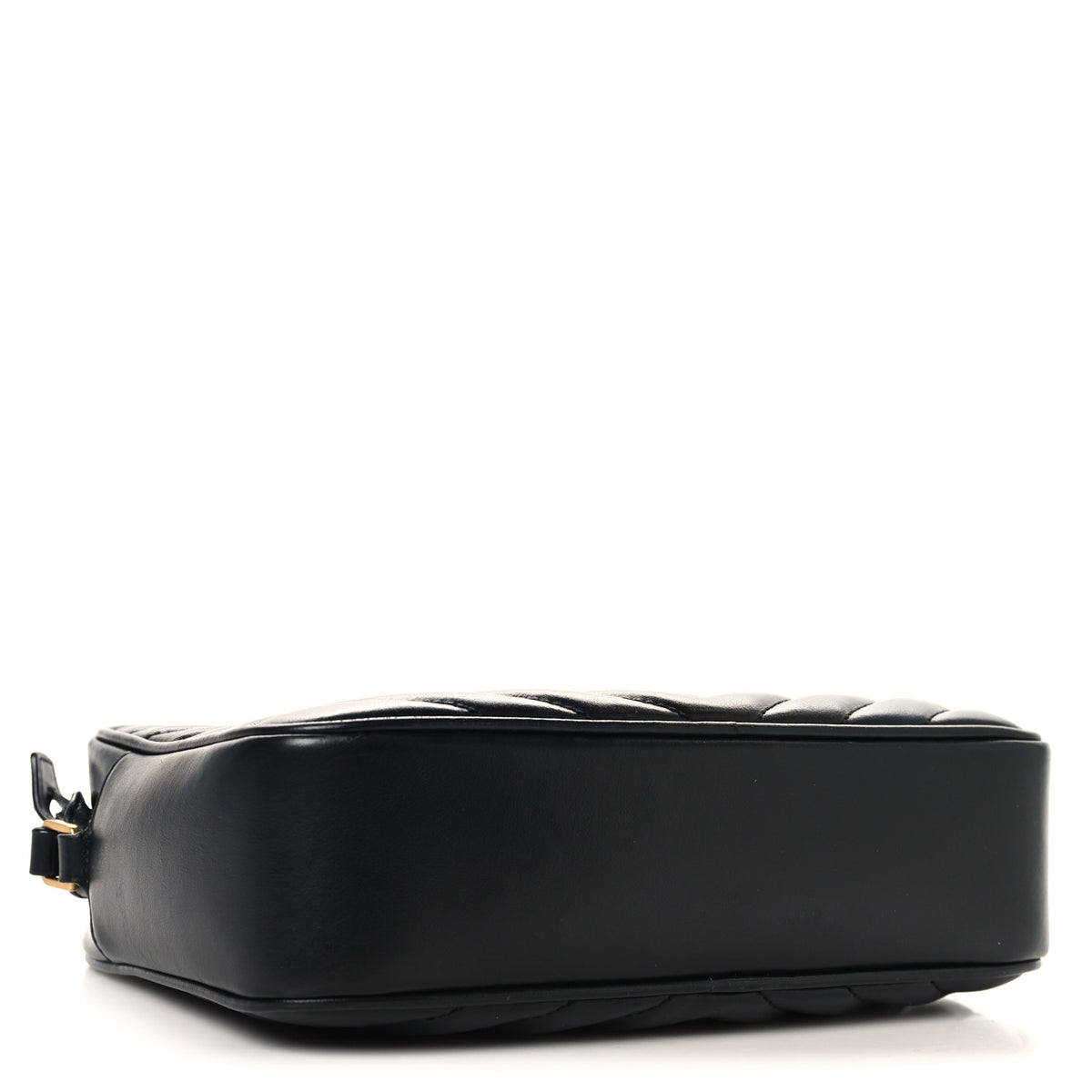 Saint Laurent Patent Mixed Matelasse Triquilt Small Monogram Satchel Black 3 of 10