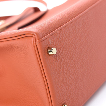 Hermes Togo Kelly Retourne 35 Terre Battue 7 of 40