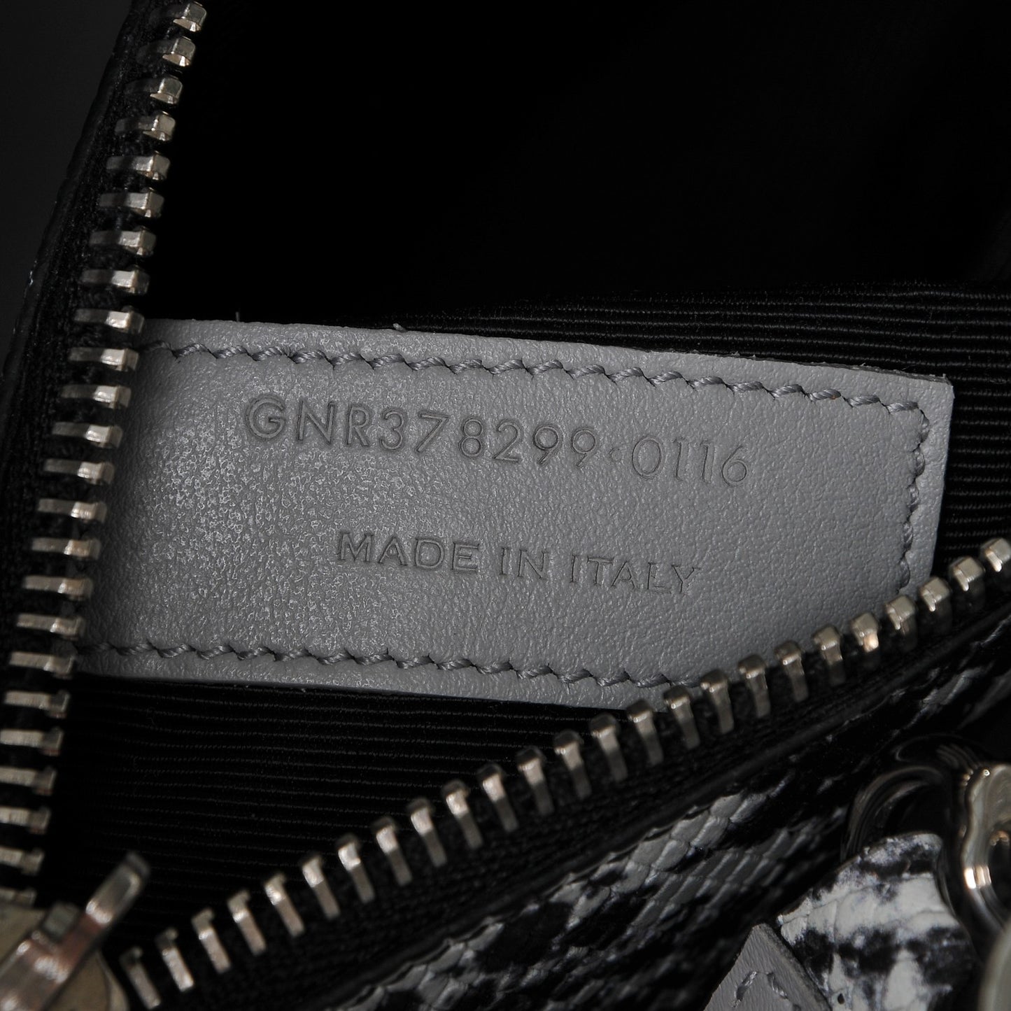 Calfskin Embossed Python Small Sac De Jour Souris