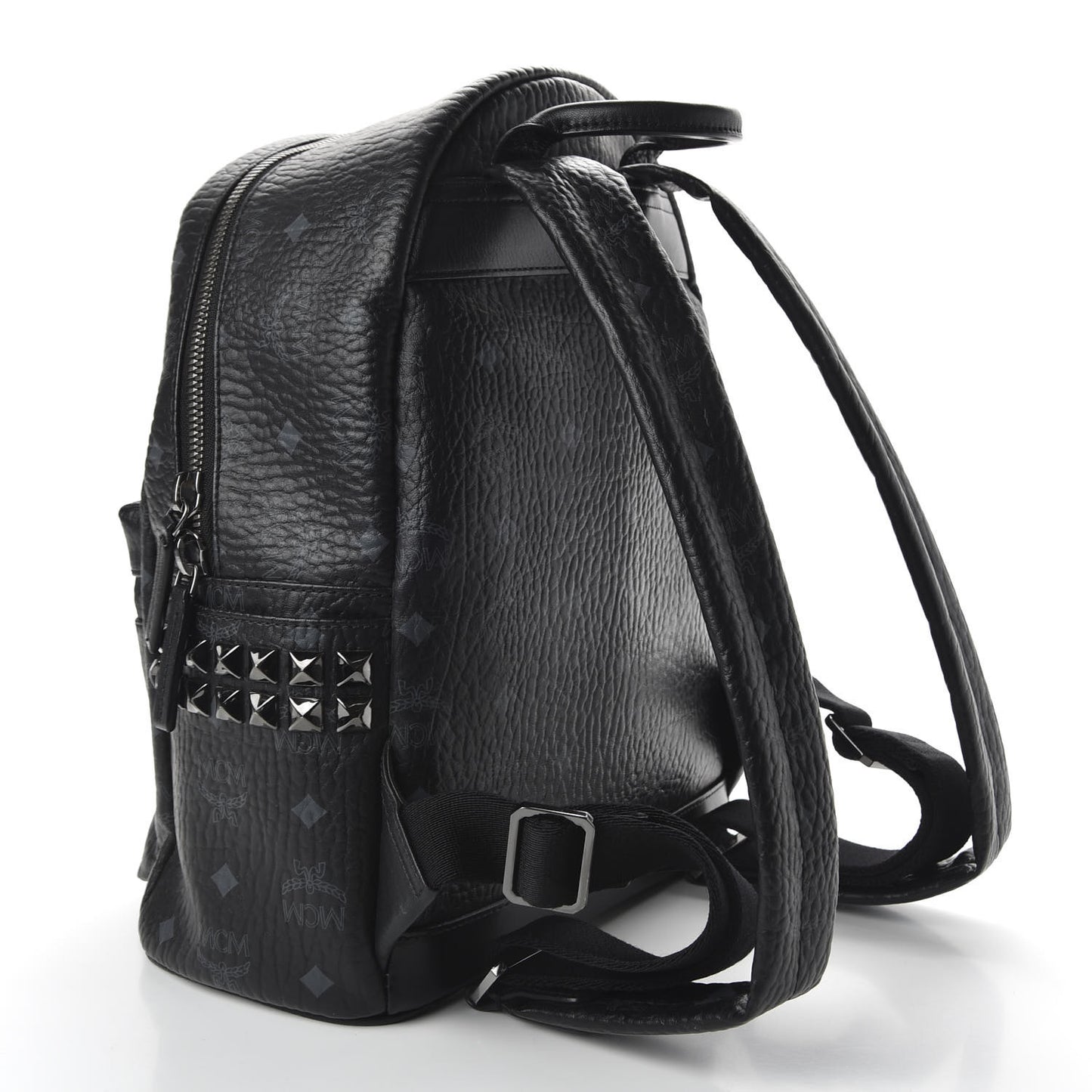 Visetos Small Side Stud Stark Backpack Black