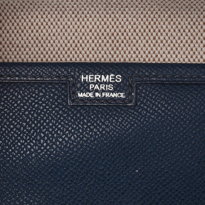 Hermes Epsom Jige PM Clutch Bleu 6 of 8