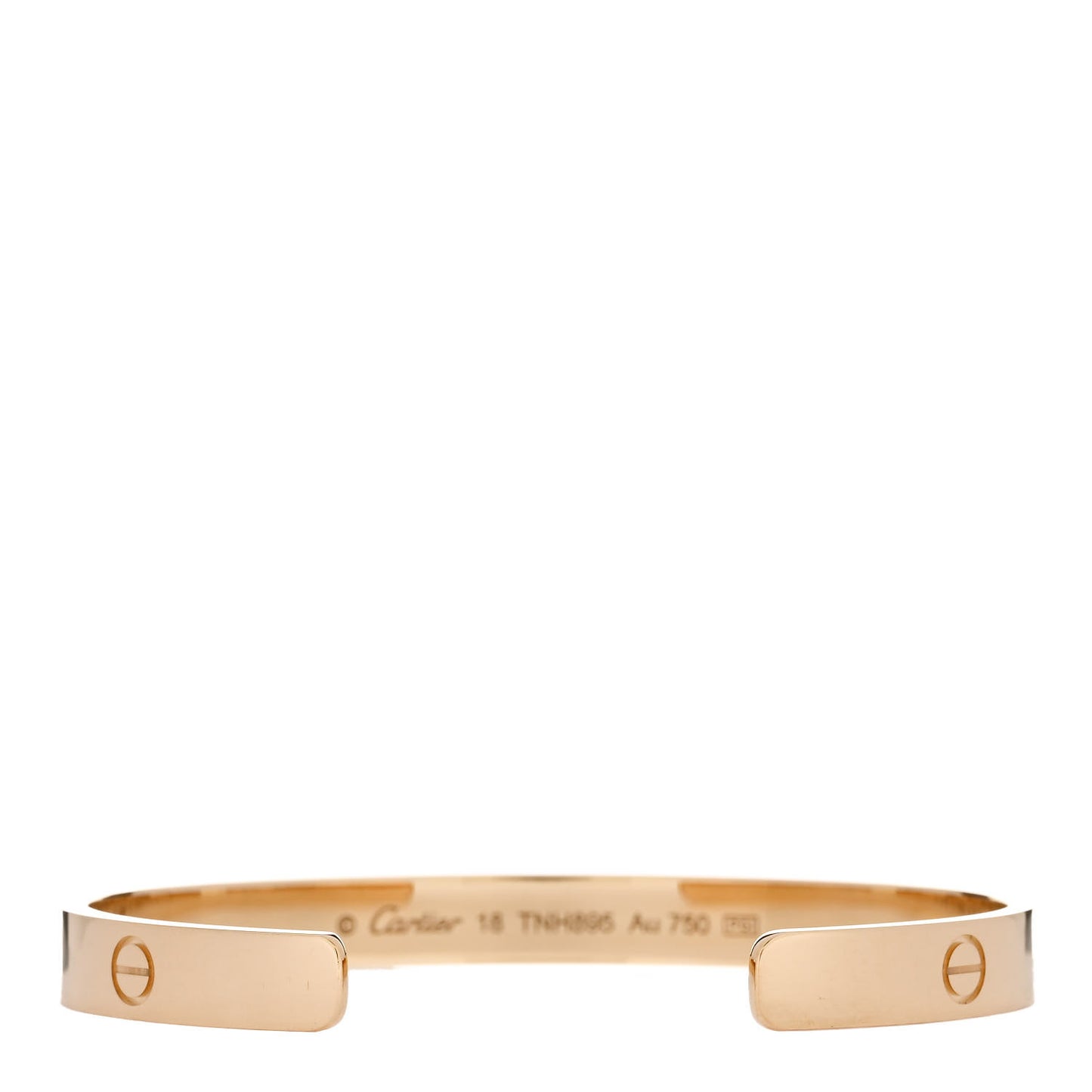 18K Yellow Gold LOVE Cuff Bracelet 18