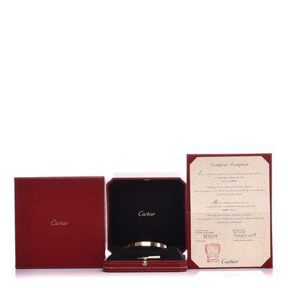 Cartier 18K Yellow Gold LOVE Bracelet 17 6 of 6