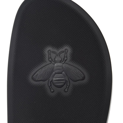 Gucci Calfskin Fur Mens Horsebit River Slingback Slippers 6 Black 5 of 9