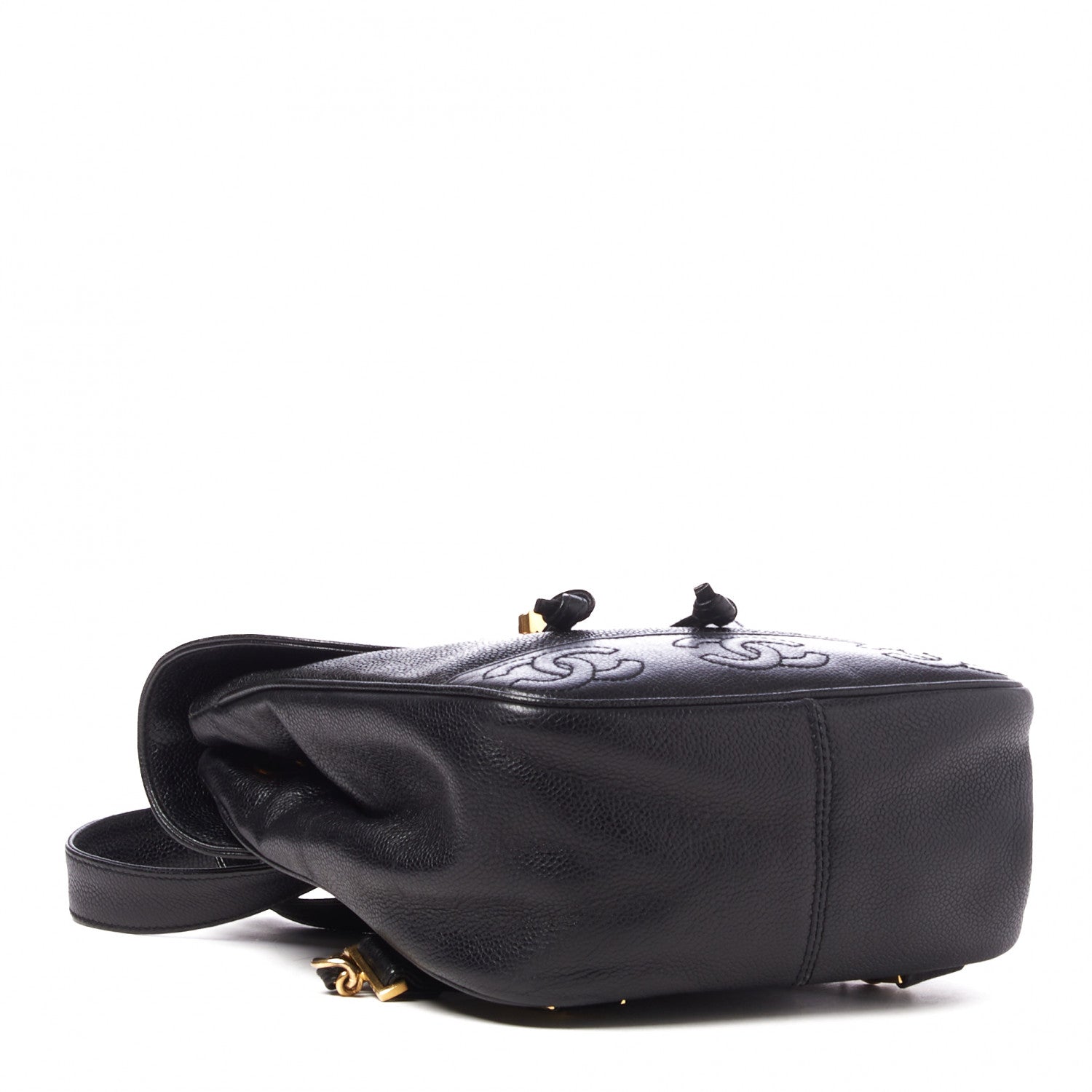 Chanel Caviar CC Backpack Black 3 of 9