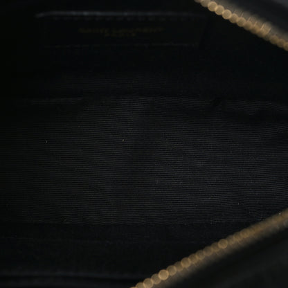 Saint Laurent Calfskin Matelasse Monogram Lou Belt Bag Black 5 of 10