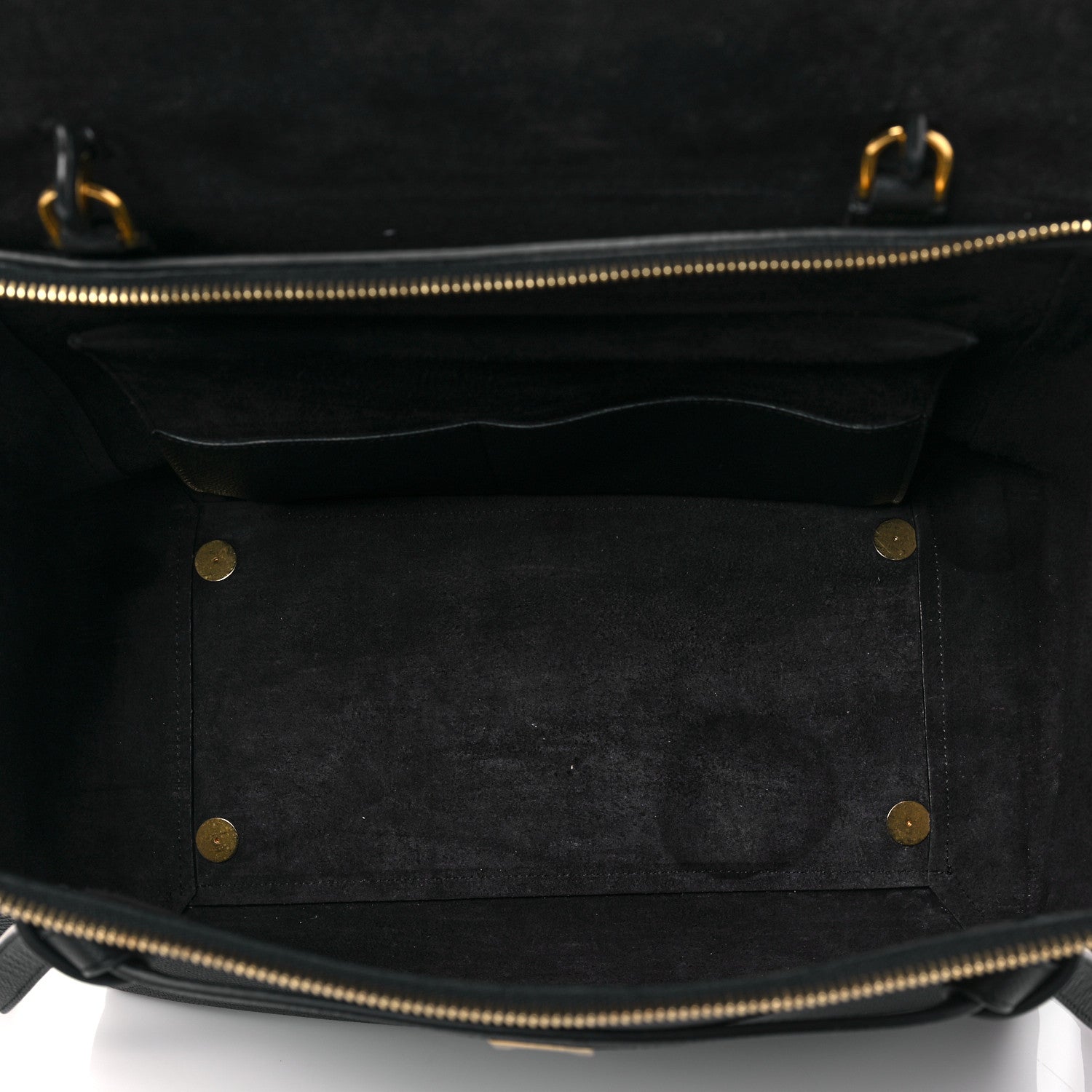 Celine Grained Calfskin Small Belt Bag Black 5 of 11