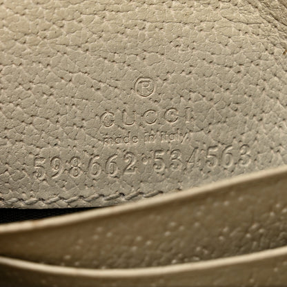 Gucci GG Supreme Monogram Flora Textured Calfskin Web Ophidia Card Case Wallet Beige Ebony Multicolor Mystic White 7 of 8