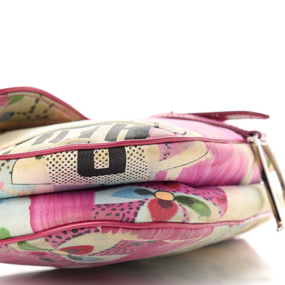 Christian Dior Canvas Filth Saddle Bag Multicolor 8 of 15