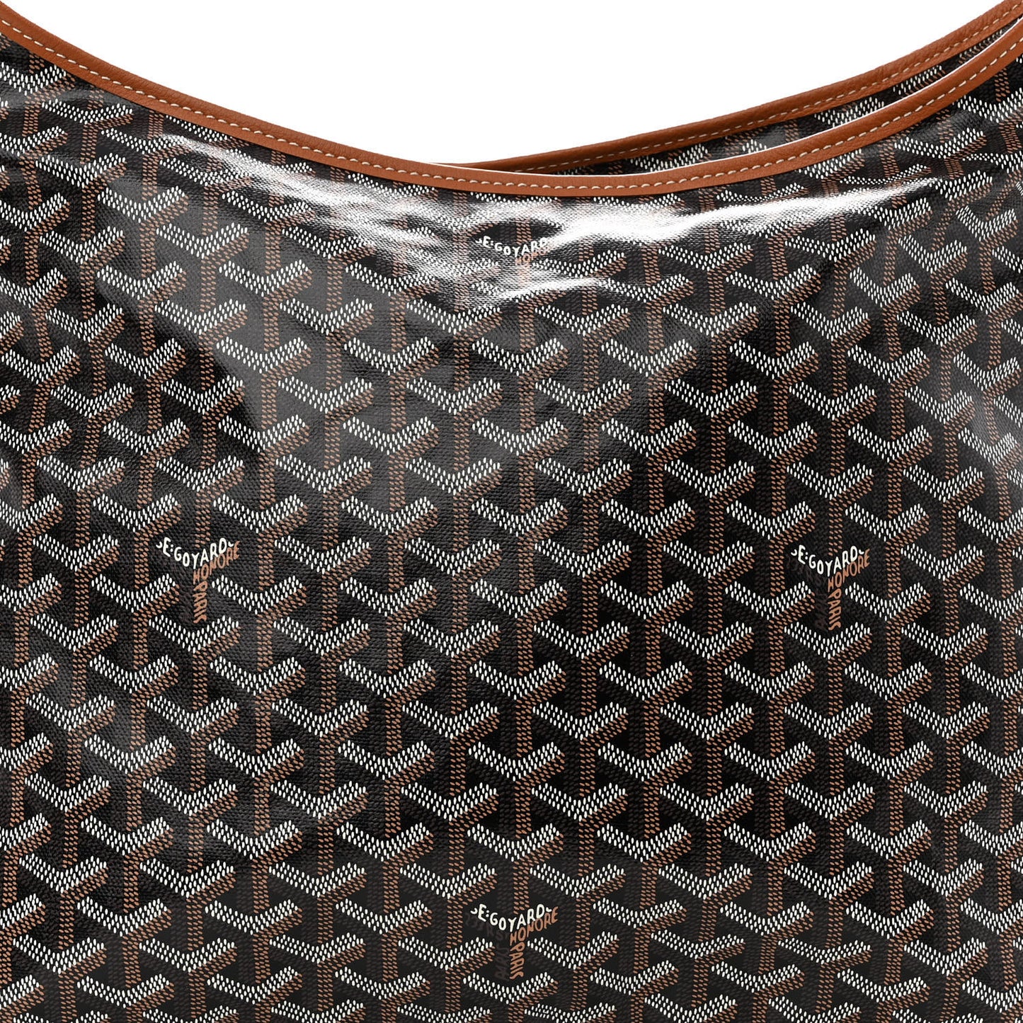 Goyardine Boheme Hobo Black Gold