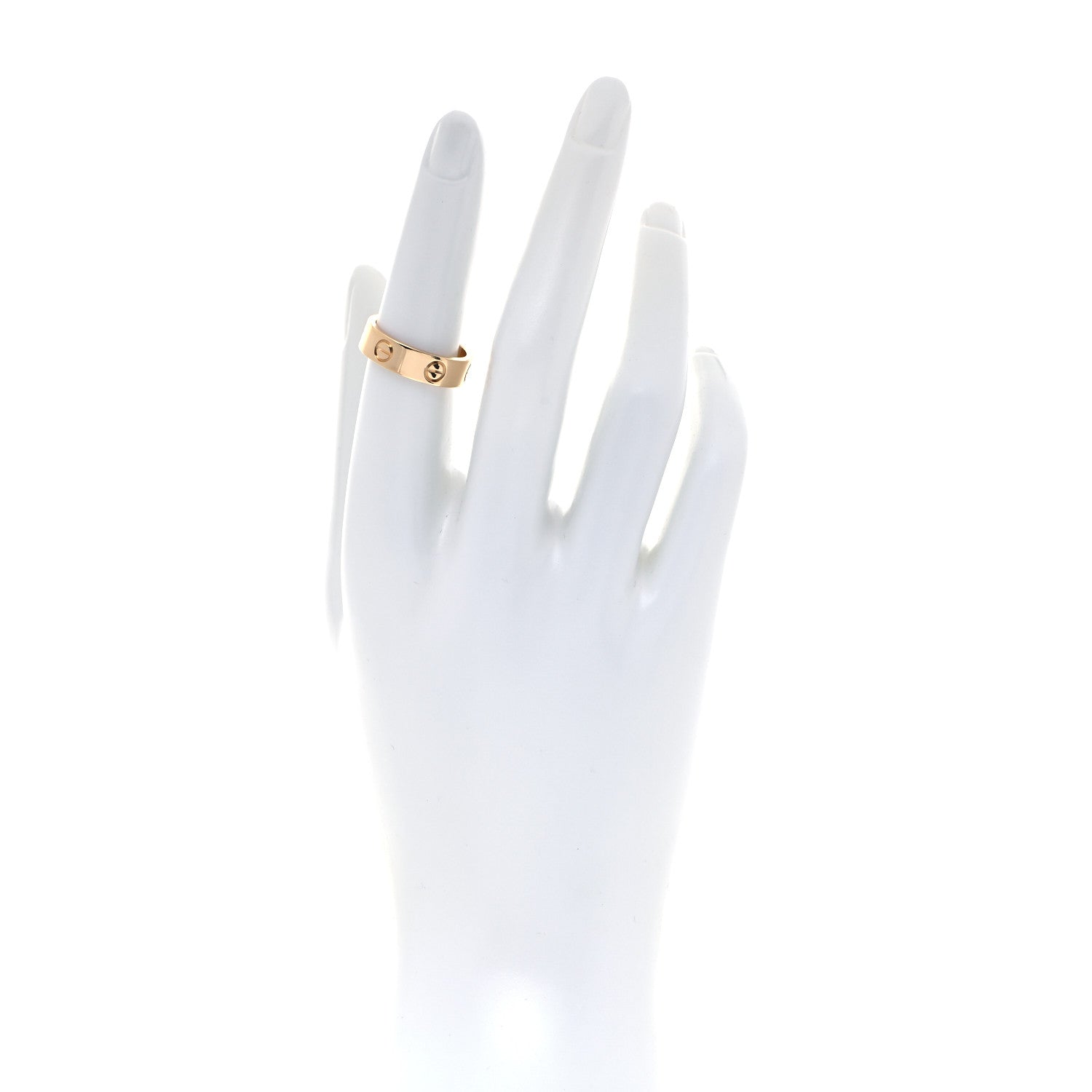 Cartier 18K Yellow Gold 5.5mm LOVE Ring 53 6.25 2 of 4