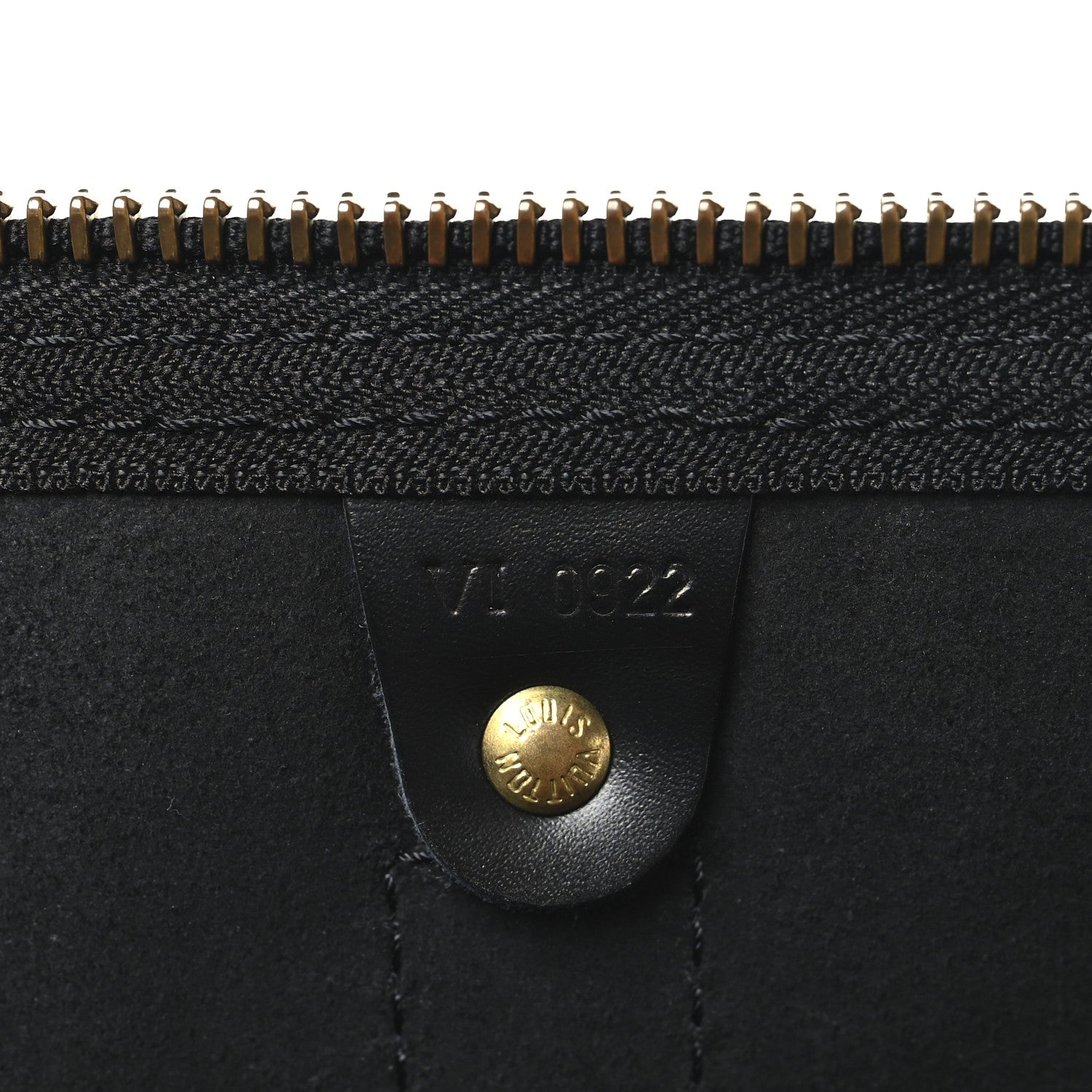 Louis Vuitton Epi Keepall 50 Black 6 of 12