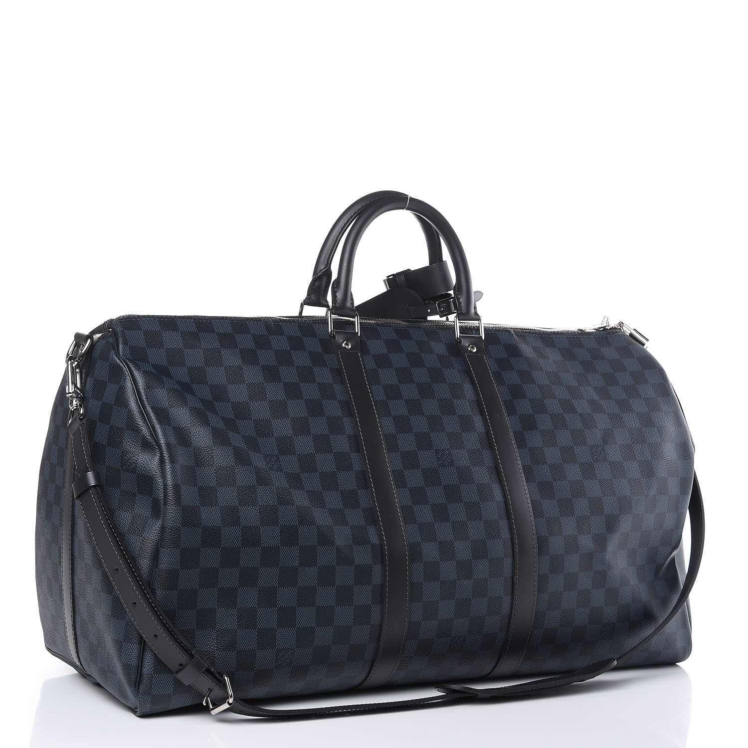 Louis Vuitton Damier Cobalt Keepall Bandouliere 55 3 of 11