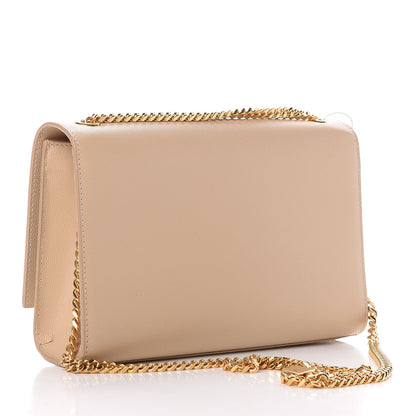 Saint Laurent Grain De Poudre Medium Monogram Kate Satchel Nude Powder 3 of 10