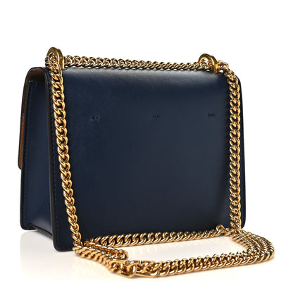 Fendi Vitello Grace Matte Small Kan U Shoulder Bag Midnight 2 of 9