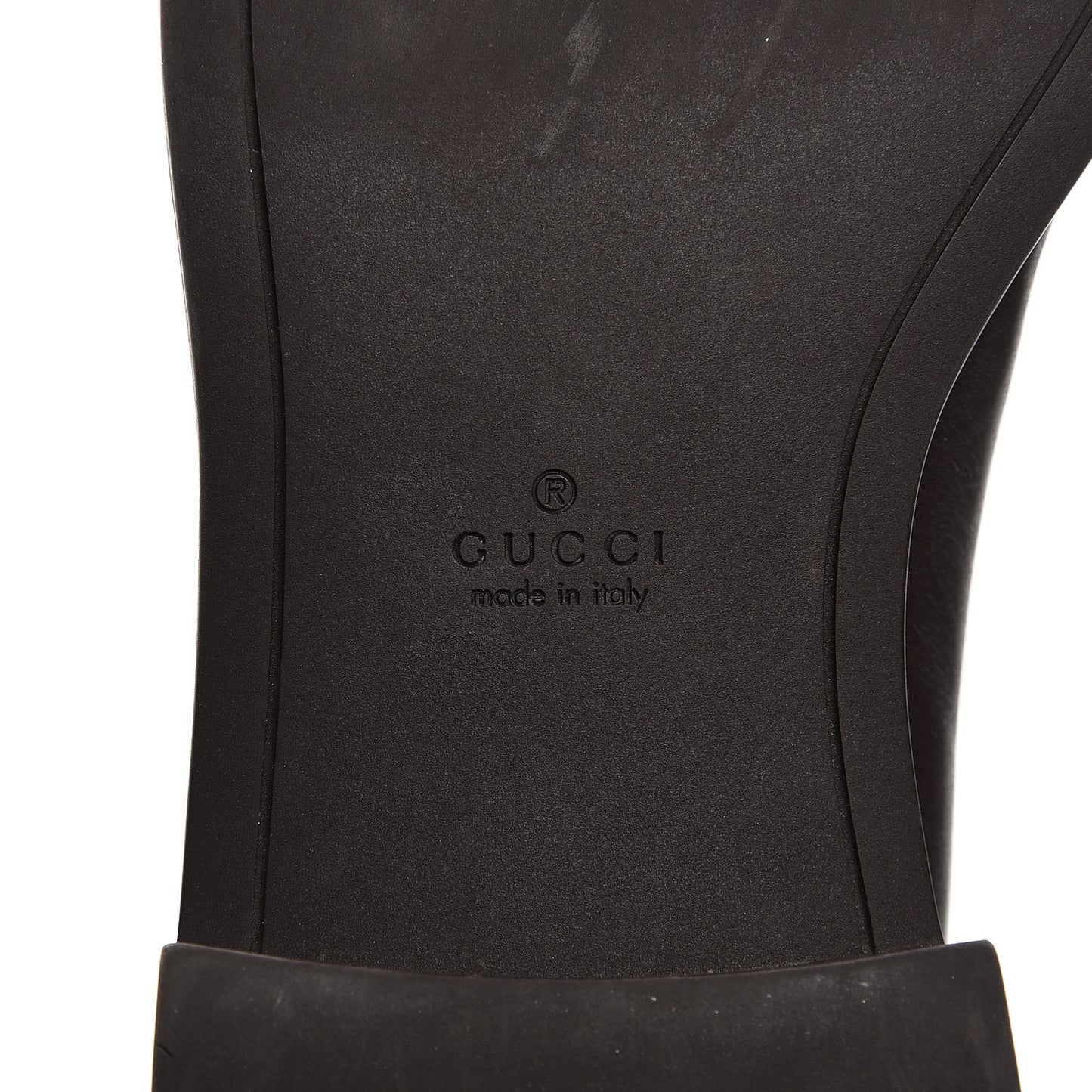 Guccissima Short Zip Boots 38 Dark Brown