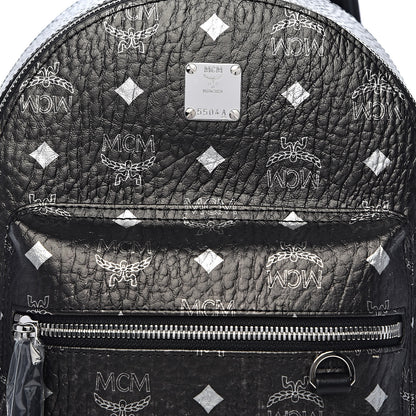 MCM Gradation Visetos Small Stark Backpack Silver 9 of 9