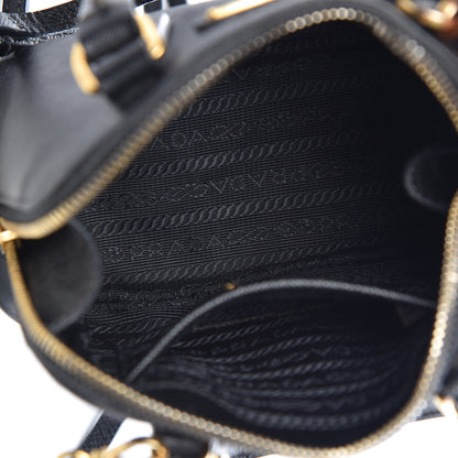 Prada Saffiano Lux Mini Promenade Tote Black 5 of 9
