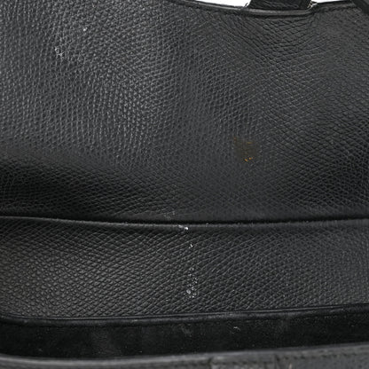 Christian Dior Grained Calfskin Saddle Bag Black 11 of 14