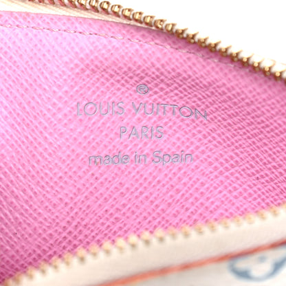 Louis Vuitton Monogram Multicolor Key Pouch White Litchi 6 of 11