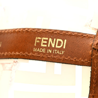 Fendi TPU FF Vitello Aura F is Fendi Grande Mon Tresor Bucket Bag White Cuoio 6 of 12