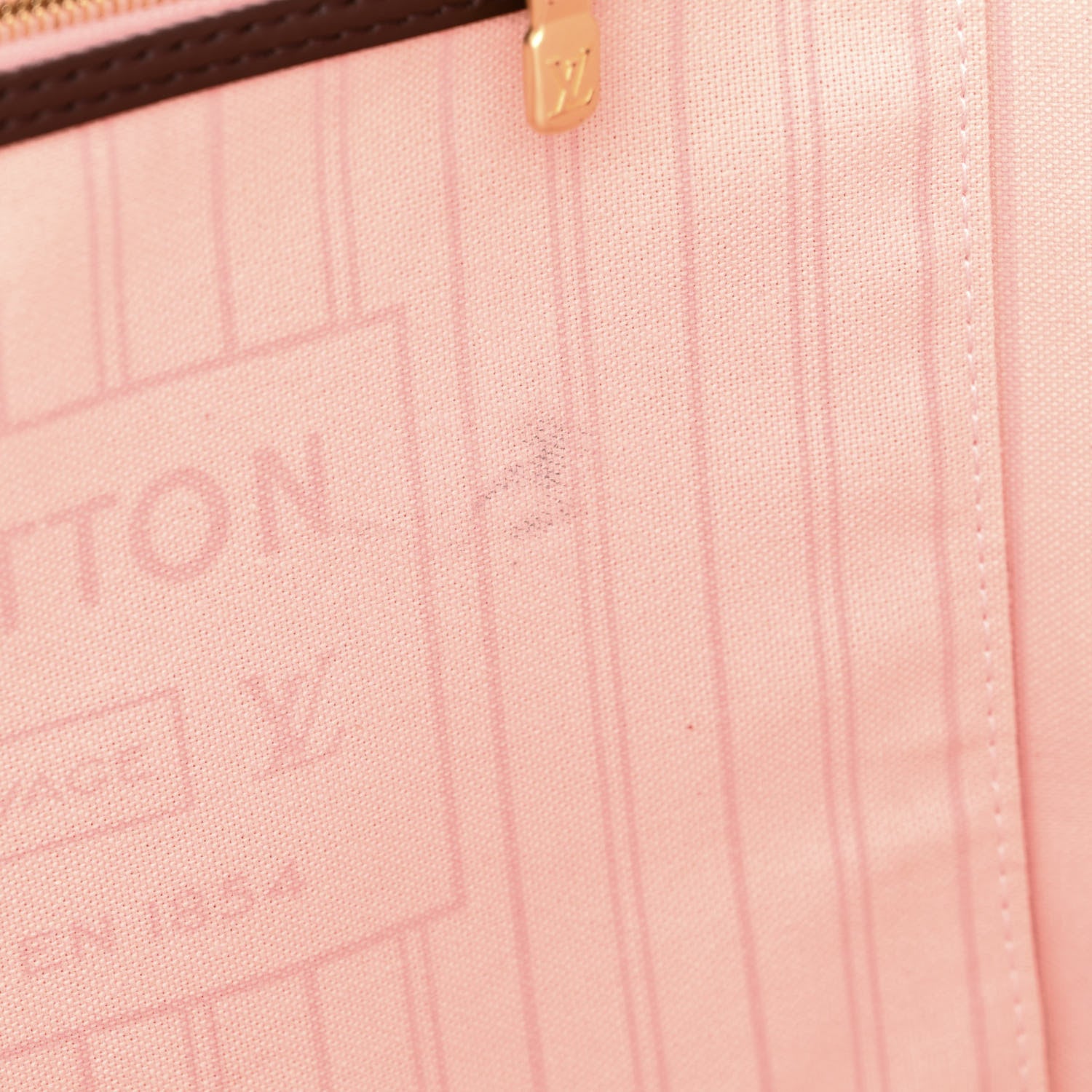 Louis Vuitton Damier Ebene Neo Neverfull MM Rose Ballerine 12 of 14