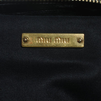Miu Miu Vitello Lux Mini Bow Bag Nero Black 6 of 8