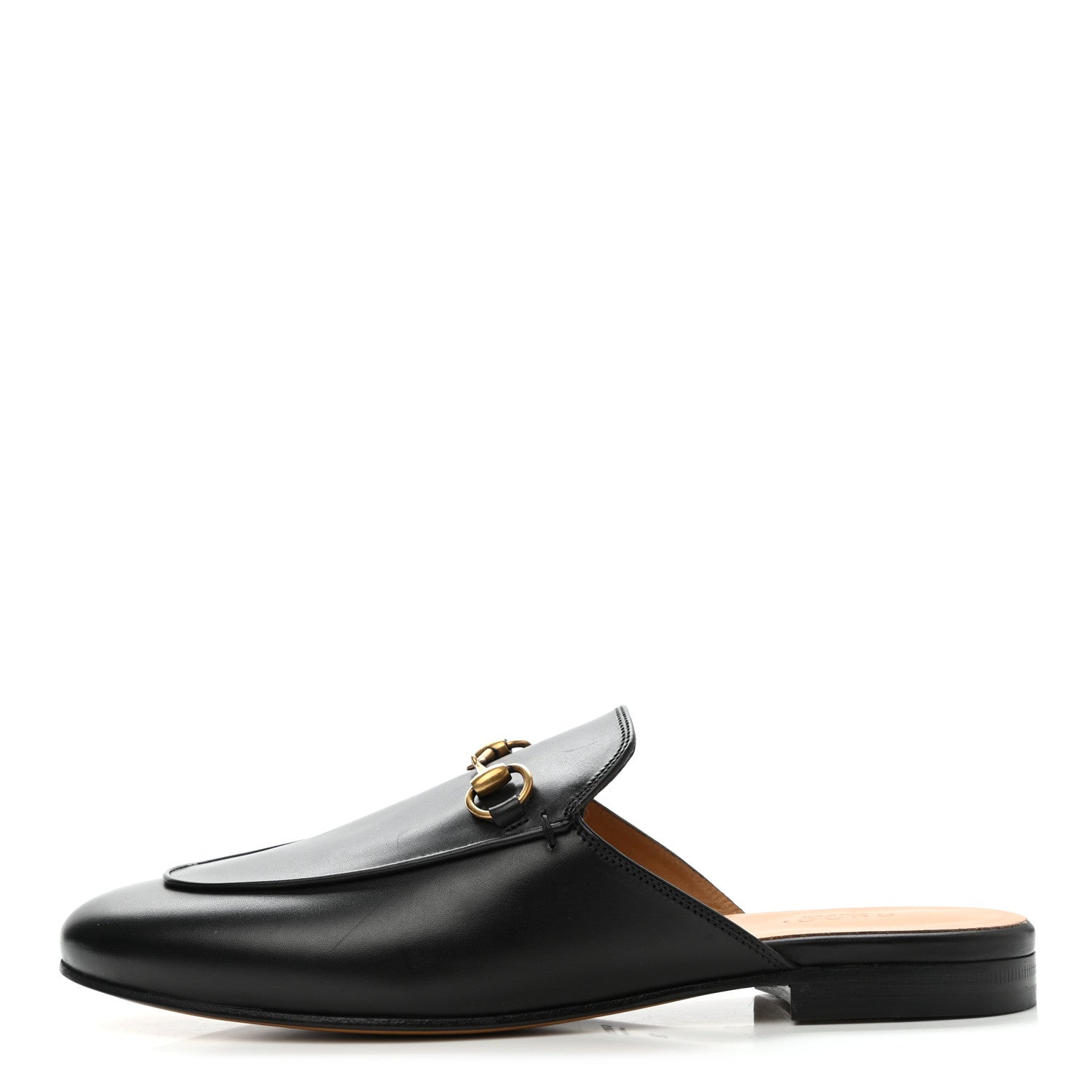 Gucci Calfskin Womens Princetown Slippers 39 Black 1 of 8