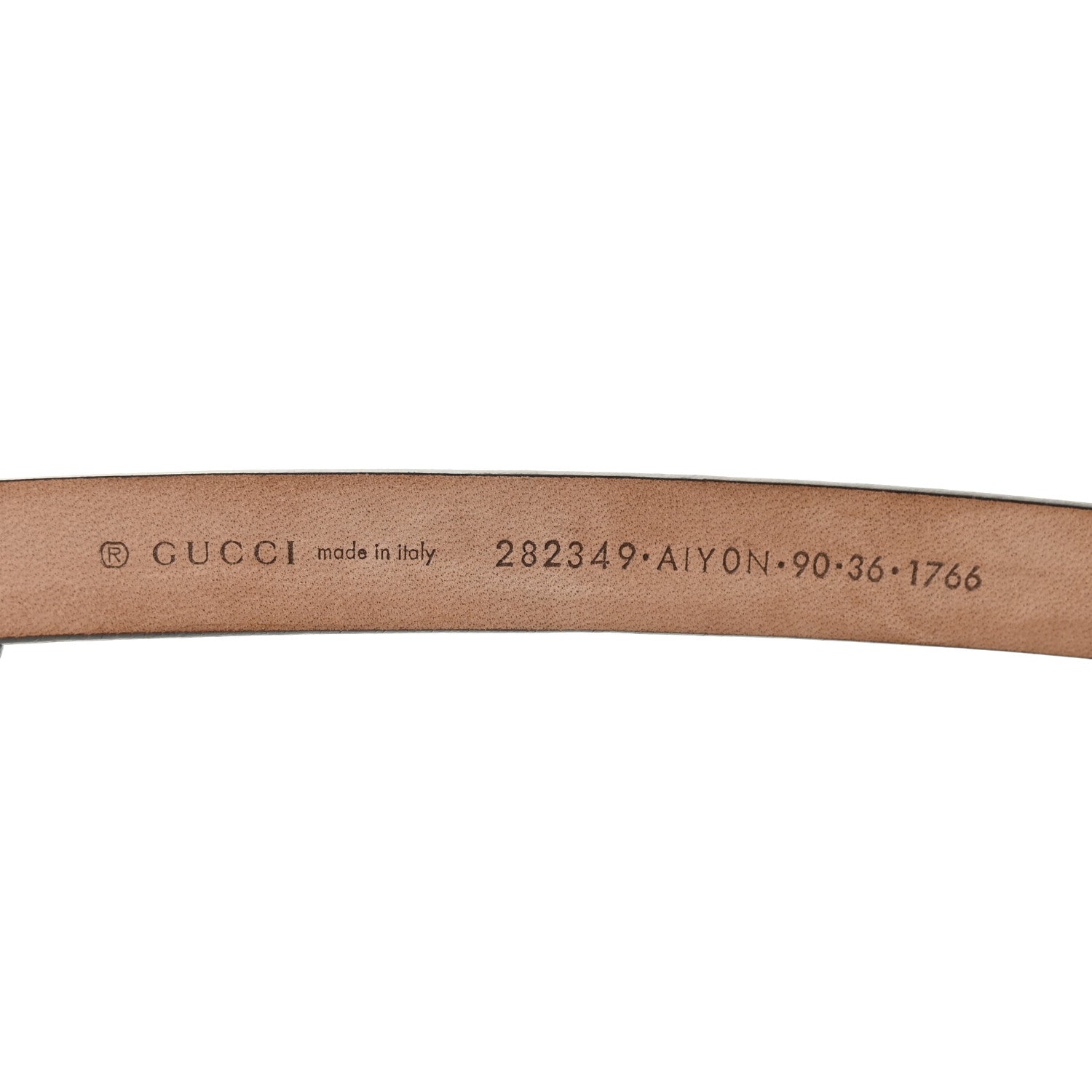 Gucci Calfskin Horsebit Skinny Belt 90 36 Blue 3 of 5