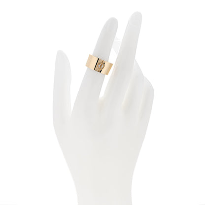 Cartier 18K Yellow Gold Diamond Wide Cone LOVE Ring 50 5.25 2 of 5