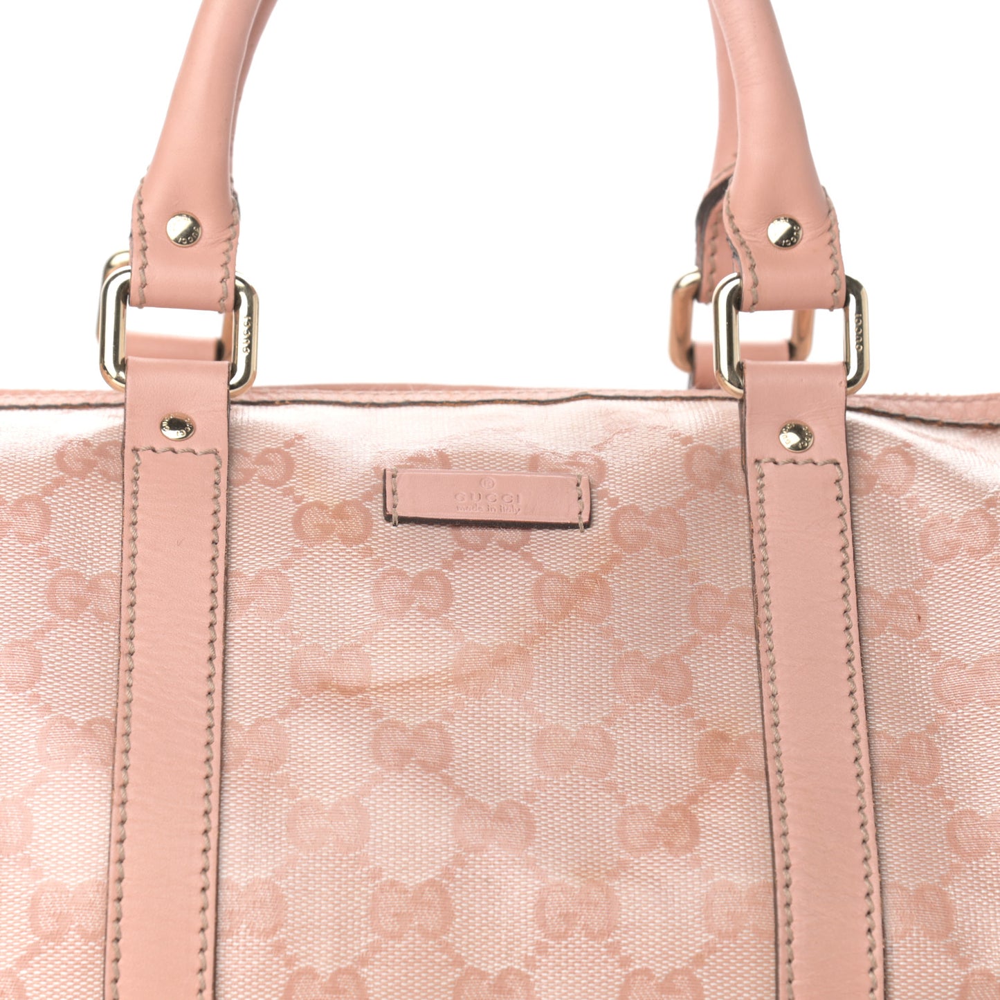 Crystal Monogram Joy Medium Boston Pink