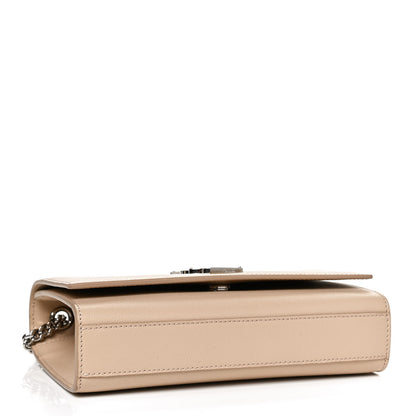 Saint Laurent Grain De Poudre Small Monogram Kate Satchel Nude Powder 4 of 10