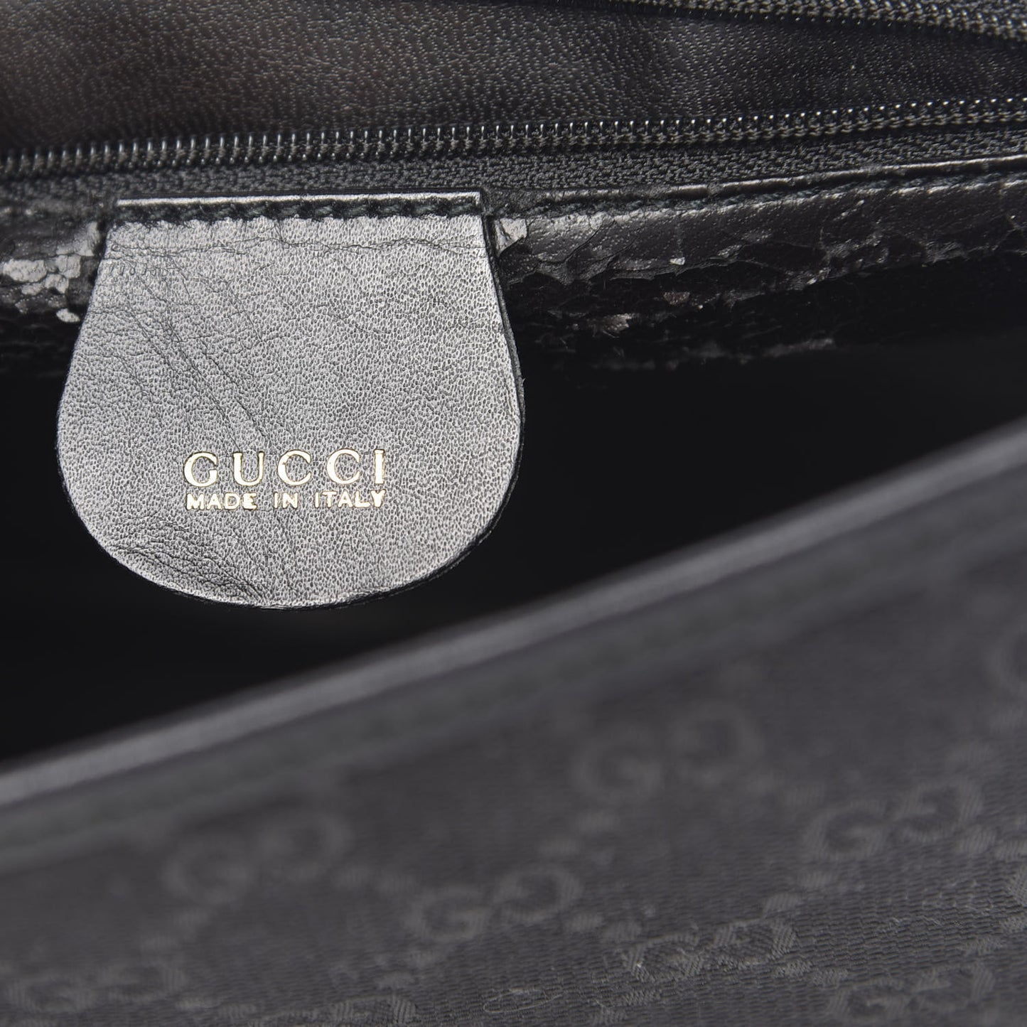 Monogram Shoulder Bag Black