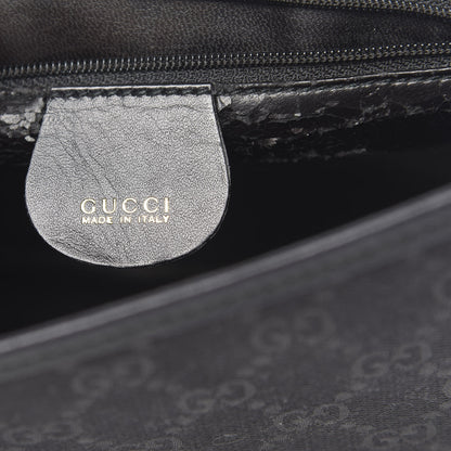 Gucci Monogram Shoulder Bag Black 6 of 15