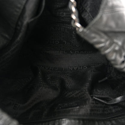 Chanel Distressed Caviar XL Coco Cabas Black 7 of 12