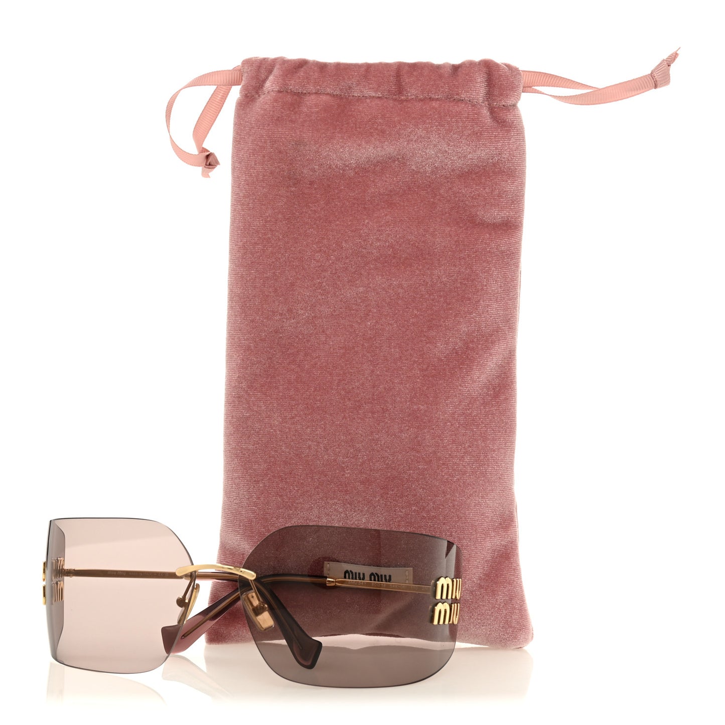 Metal Aube Sunglasses SMU54Y Mauve