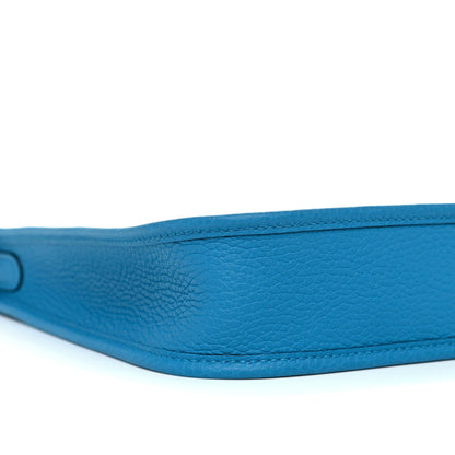 Hermes Taurillon Clemence Evelyne TPM Bleu Frida 10 of 11