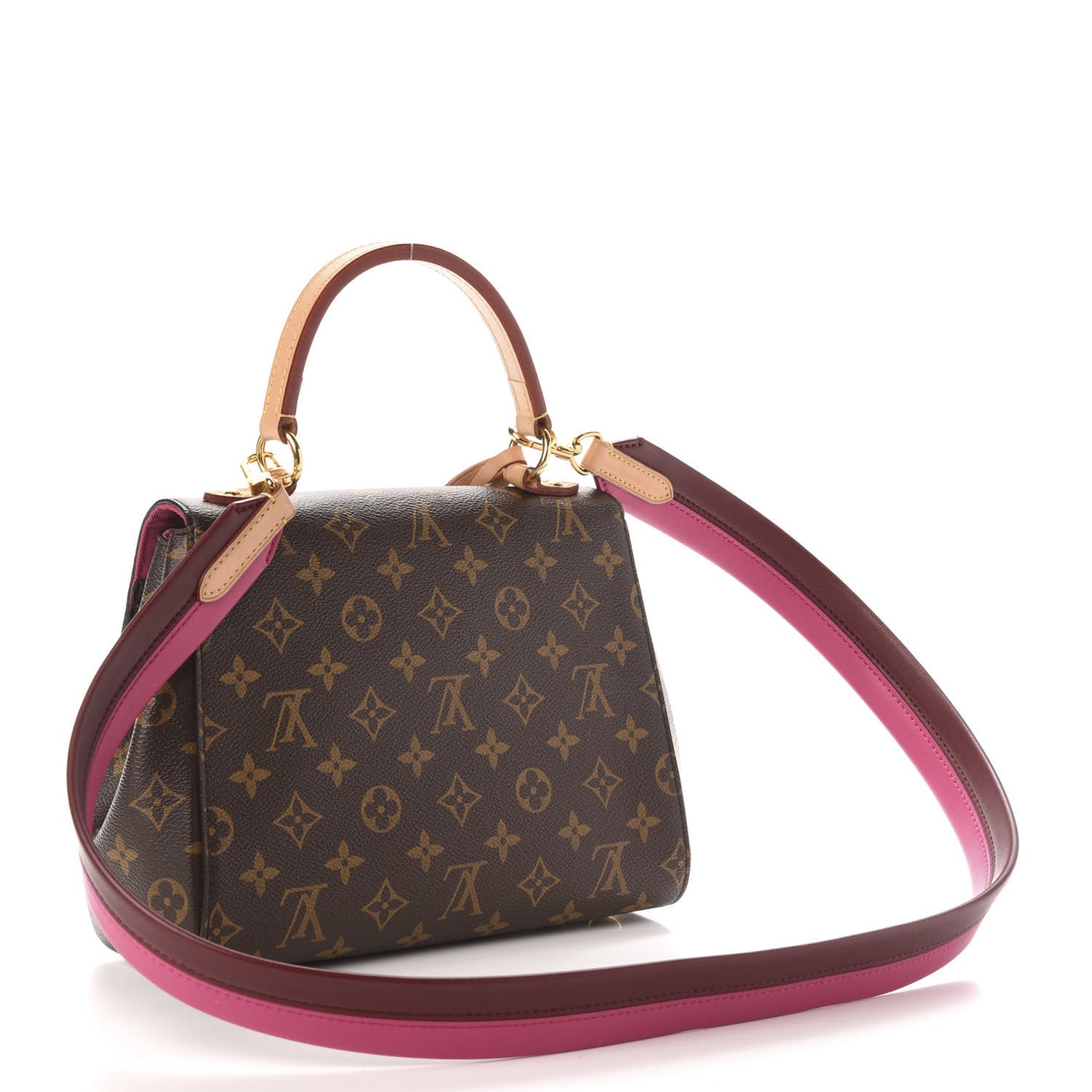 Monogram Cluny BB Bordeaux Fuchsia