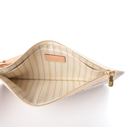 Louis Vuitton Damier Azur Neverfull MM GM Pochette 5 of 7