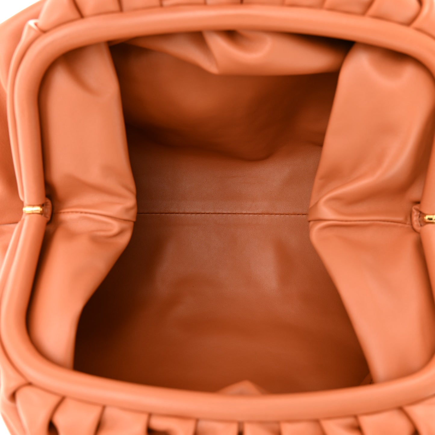 Smooth Butter Calf The Pouch Oversized Clutch Clay