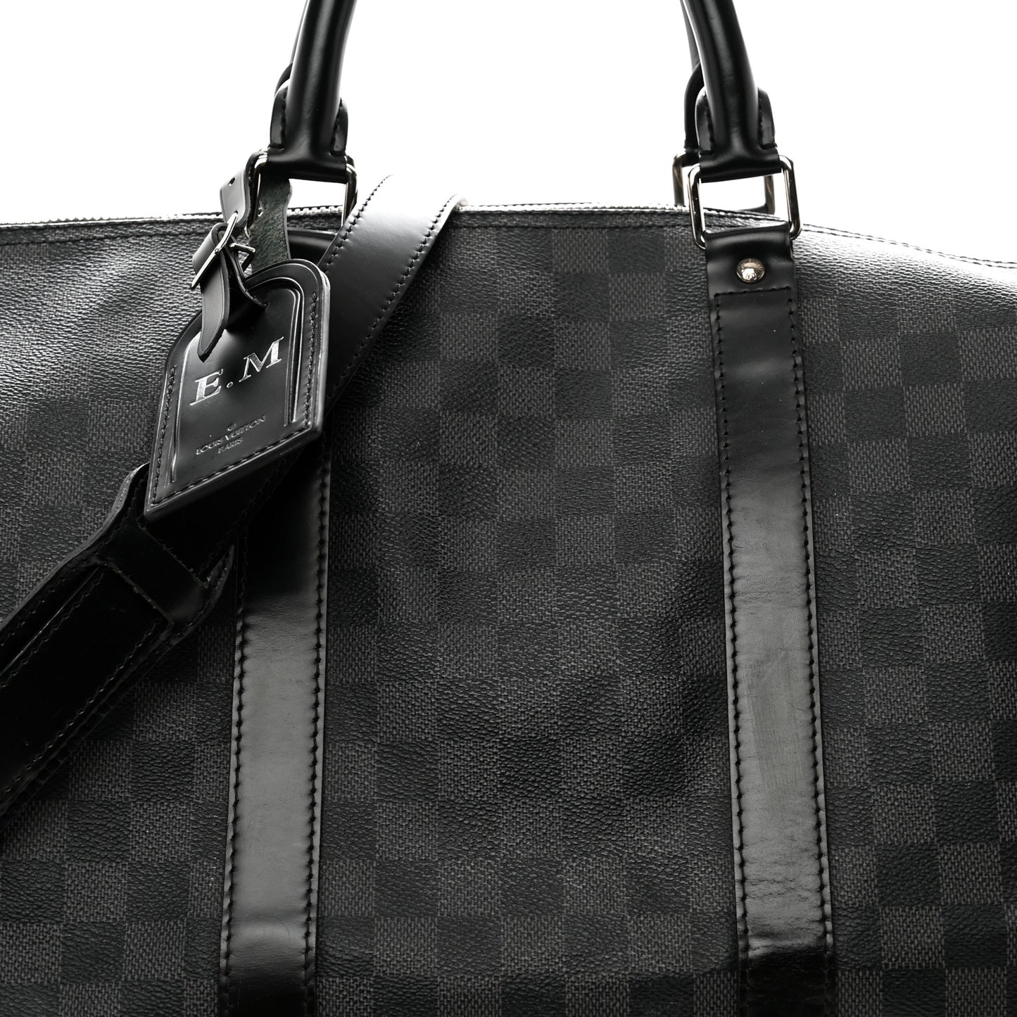 Damier Graphite Keepall Bandouliere 55