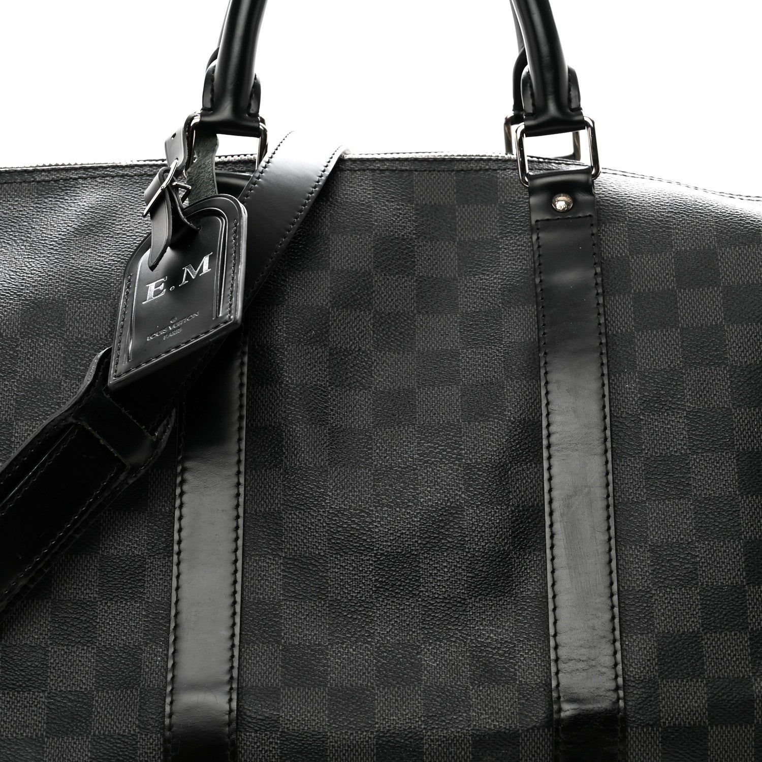 Louis Vuitton Damier Graphite Keepall Bandouliere 55 6 of 14