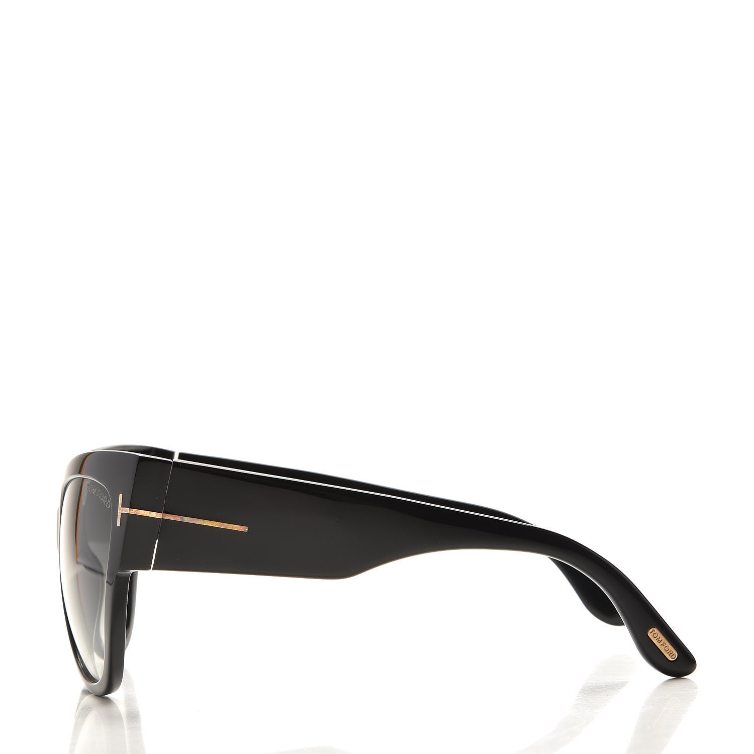Tom Ford Acetate Anoushka Cat Eye Sunglasses TF371 Black 3 of 9