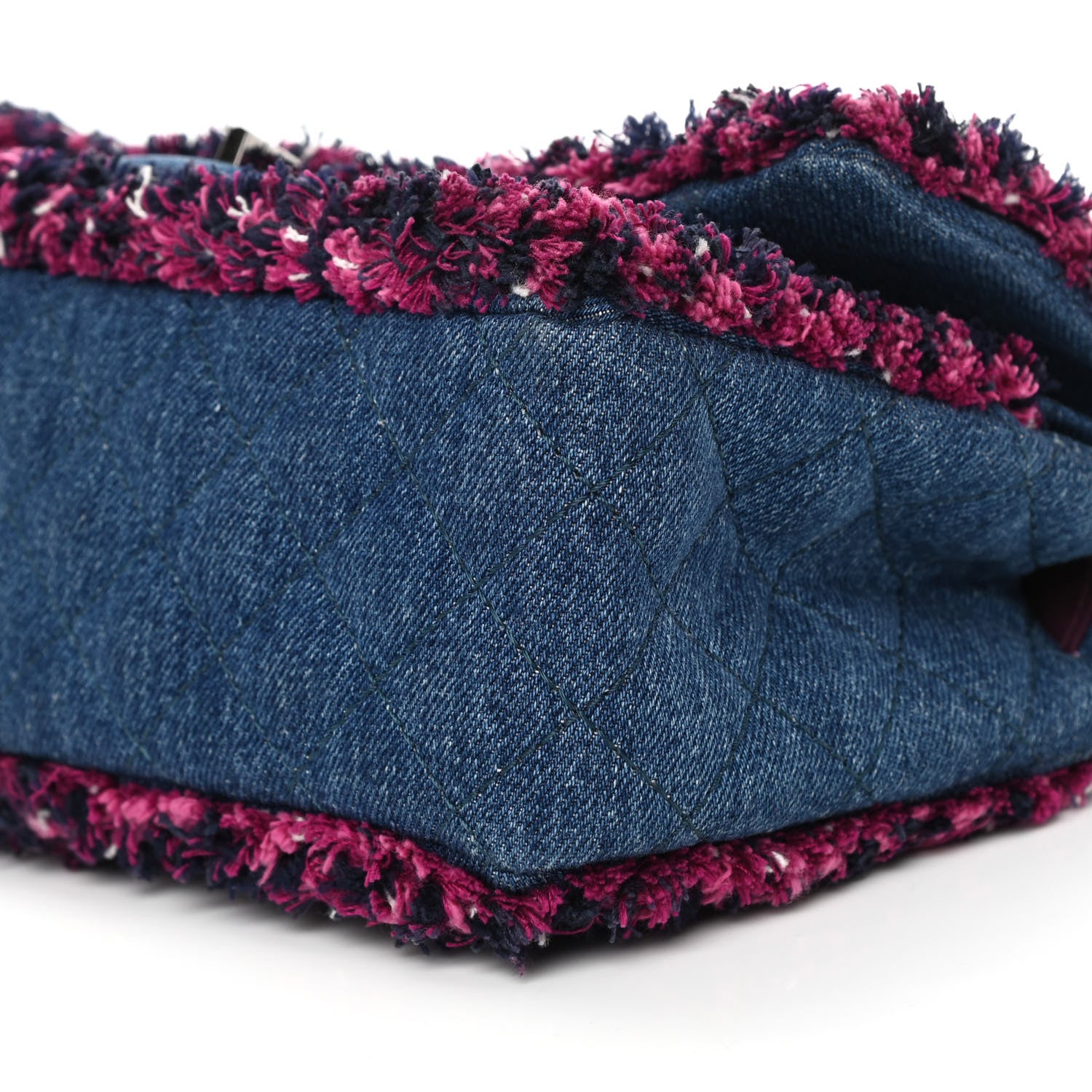Chanel Denim Tweed 2.55 Reissue 225 Flap Blue Dark Pink 9 of 9