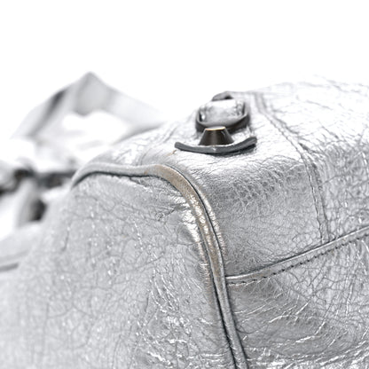 Balenciaga Metallic Agneau Classic Hardware Velo Gris Aluminum 9 of 15